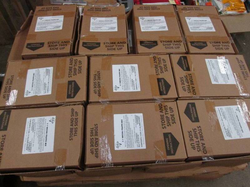 lot 303 image: 10 Cases mocha frappe mix, 31 mix ...