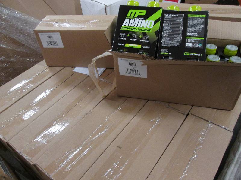 lot 305 image: 8 Cases 12 bottles per case Amino m...