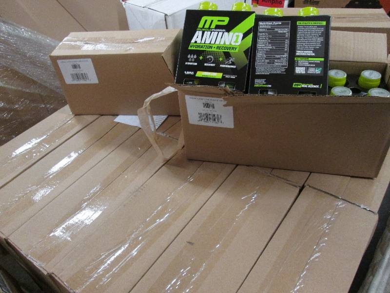 lot 307 image: 8 Cases 12 bottles per case Amino m...