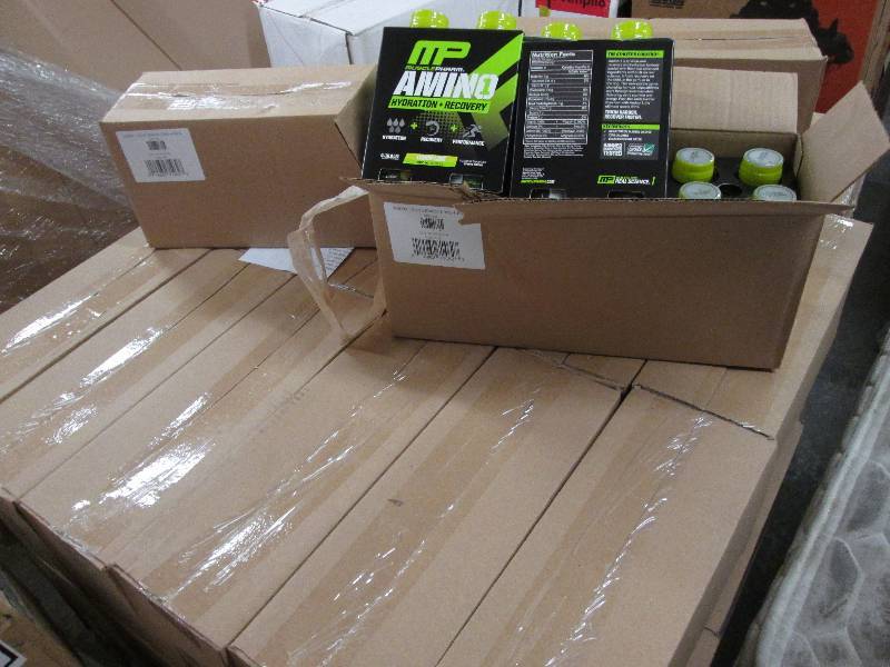 lot 310 image: 8 Cases 12 bottles per case Amino m...