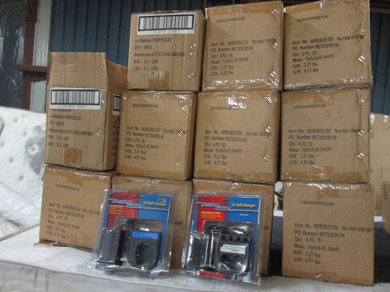 lot 317 image: Lot of assorted Power Glide battery...