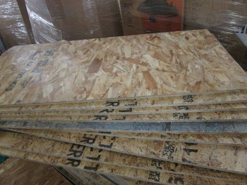 lot 334 image: 10 Sheets of 14 OSB board, each s...