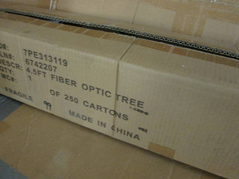 lot 412 image: Fiber Optic Tree 4.5 ft open box, u...