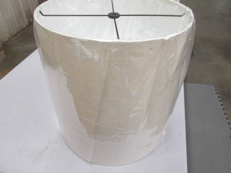 lot 423 image: Broad Based Lamp with shade open bo...