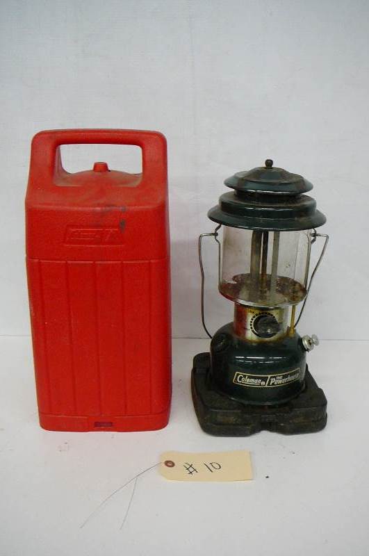 lot 10 image: Coleman Lantern & Case