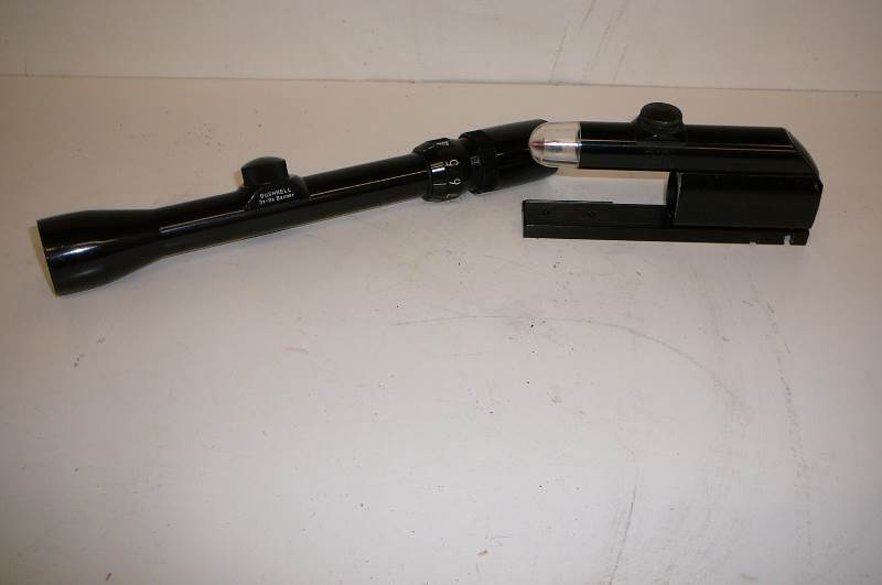 lot 16 image: Scopes Bushnell 3x-9x Banner, Wenver Qwik Point model R-1 USA