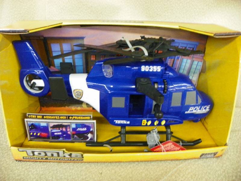 lot 465 image: Tonka Might Motorized Rescue Helicopter