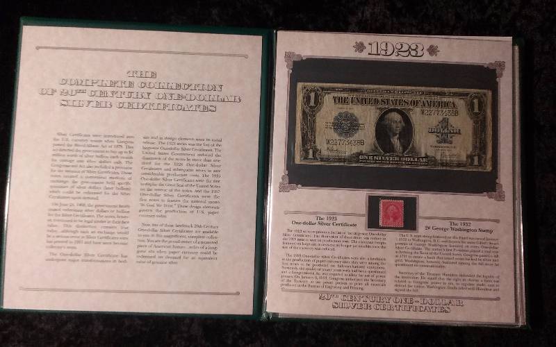 20th Century One Dollar Silver Certificates