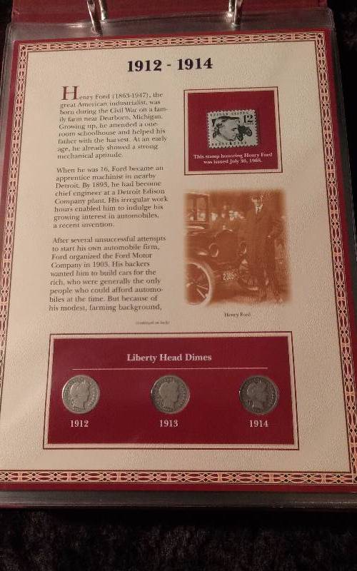 Early 20th Century Ten-Cent Coins, Liberty Head & Mercury Dimes, 90% Silver