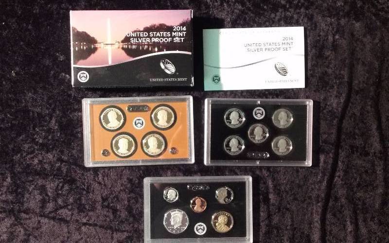2014 US Mint Silver Proof Set