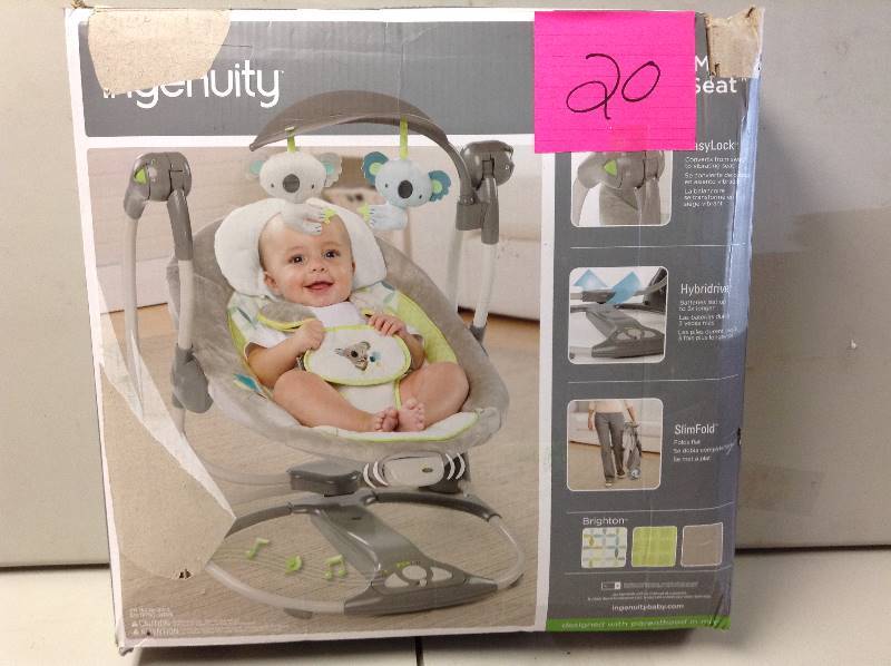lot 20 image: ingenuity gentel automatic bouncer