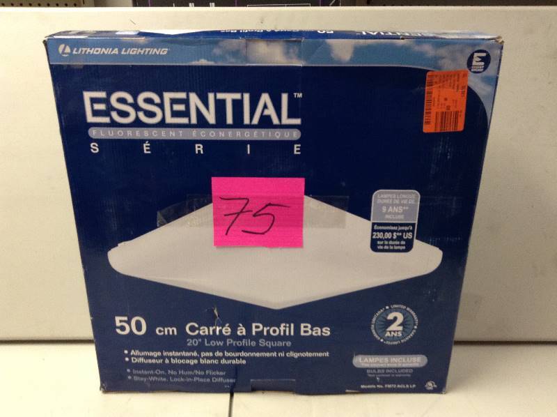 lot 75 image: Essential Series 20 Low Profile Square
