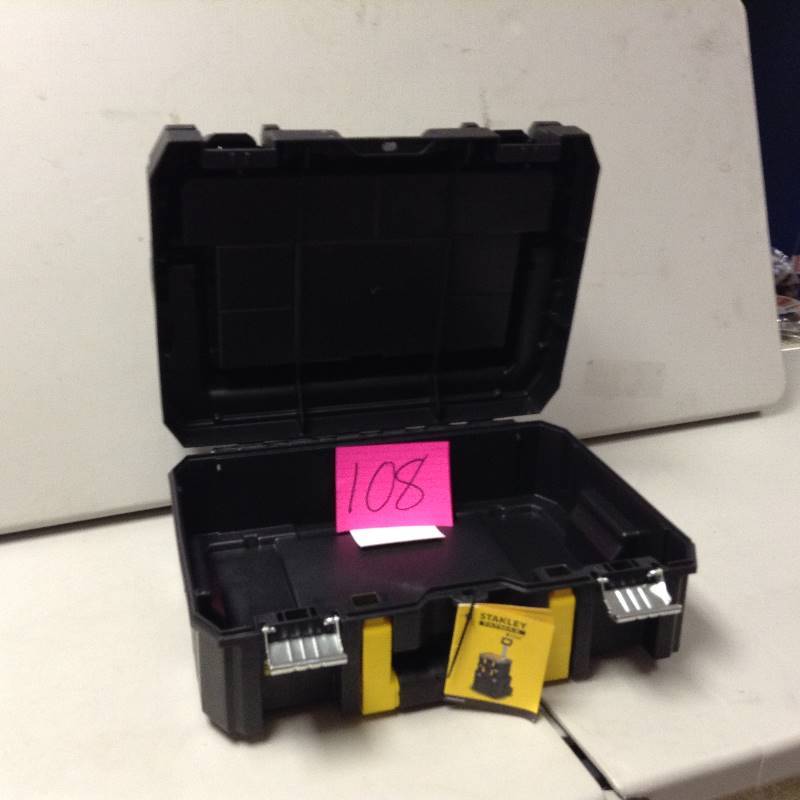 lot 108 image: Stanley Fatmax TSTAK tool box