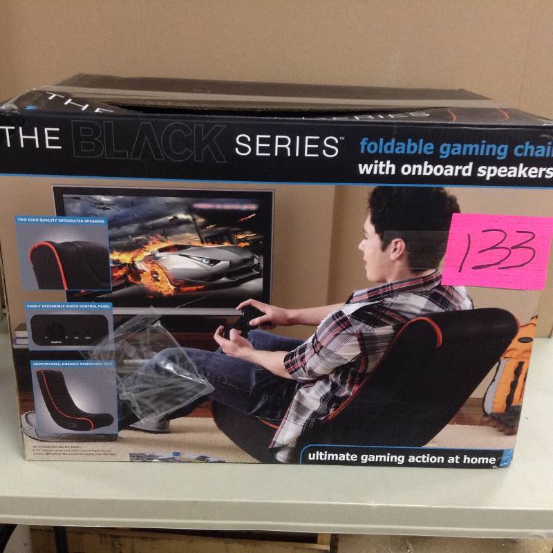 lot 133 image: The Black Series Foldable Gaming Chair