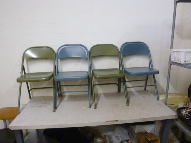 4 Folding Chairs
