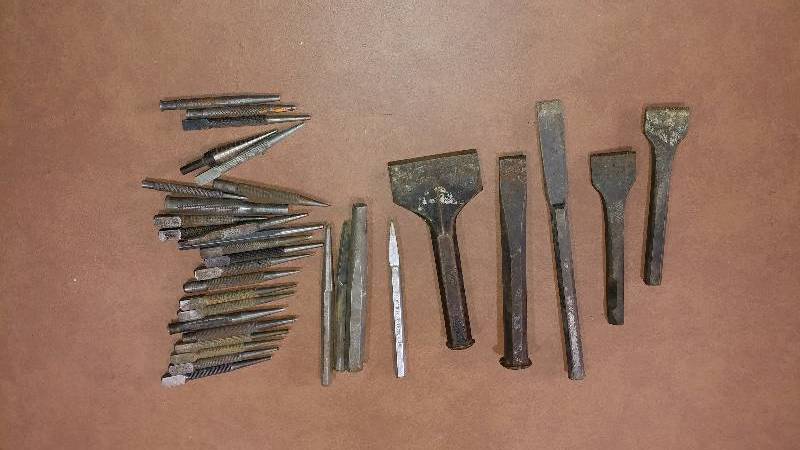 lot 37 image: Chisels and Punches