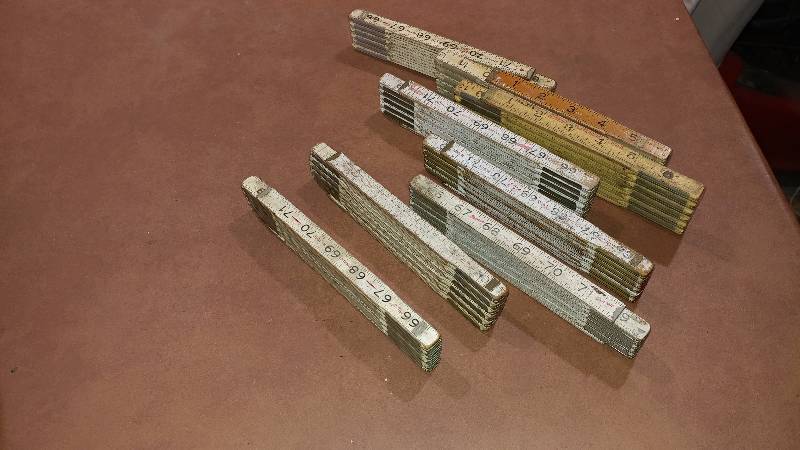 lot 57 image: Collapsable Rulers