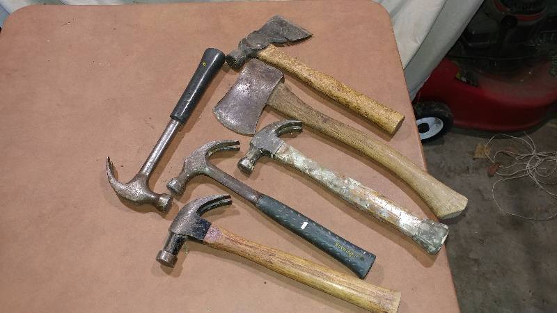 lot 69 image: Hammers and Hatchets