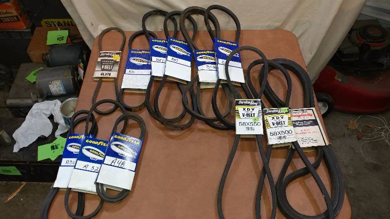 lot 86 image: Misc. Belts