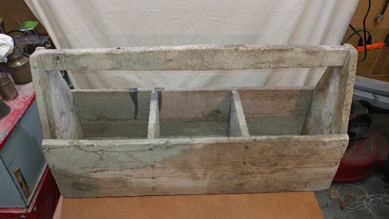 lot 91 image: Homemade Tool Caddy
