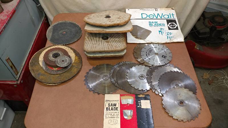 lot 93 image: Big lot of Various Saw Blades