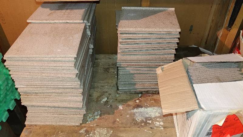 lot 99 image: Glazed Porcelain Tiles
