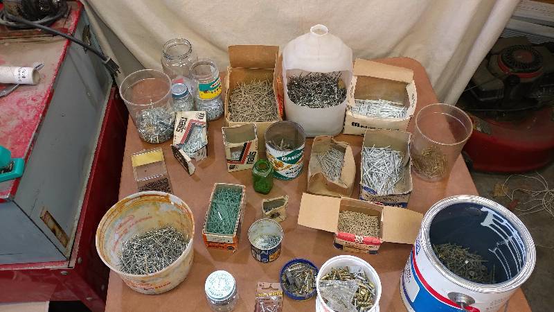 lot 130 image: Random Assortment of Fasteners