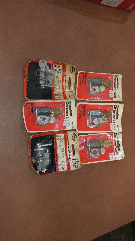 lot 131 image: Six Cabinet Door Locks