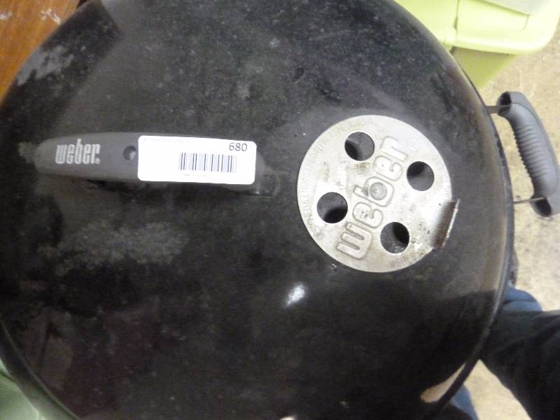 lot 680 image: Weber Charcoal Grill