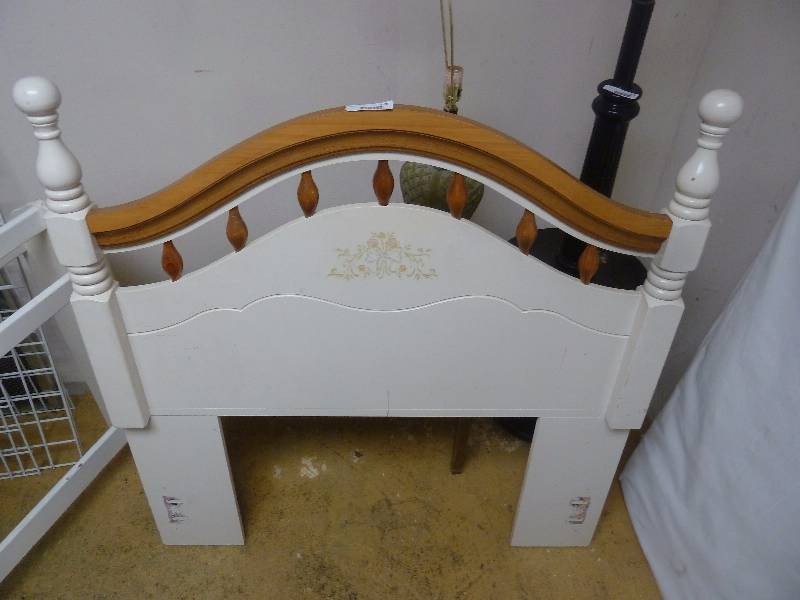 lot 672 image: Twin Headboard