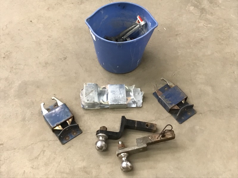 lot 9 image: Hitches, Hardware, Etc