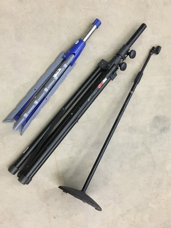 lot 56 image: Tri-Pod & Microphone Stands