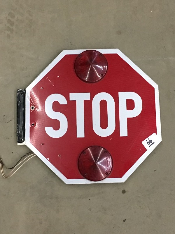 lot 66 image: Lighted Stop Sign