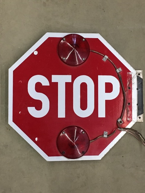 Lighted Stop Sign | Loretto Equipment #336 | K-BID