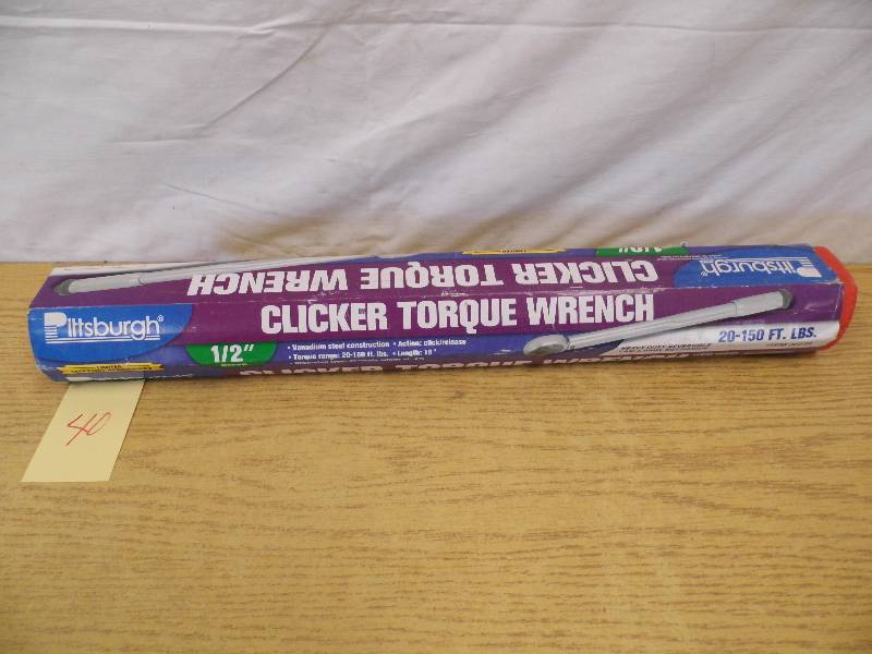 lot 40 image: Clicker Torque Wrench