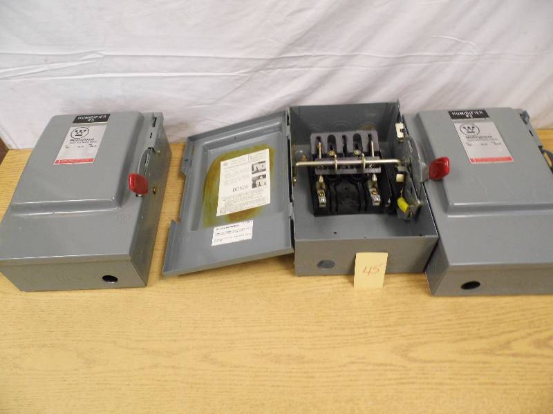 lot 45 image: Electrical Shut Off Boxes