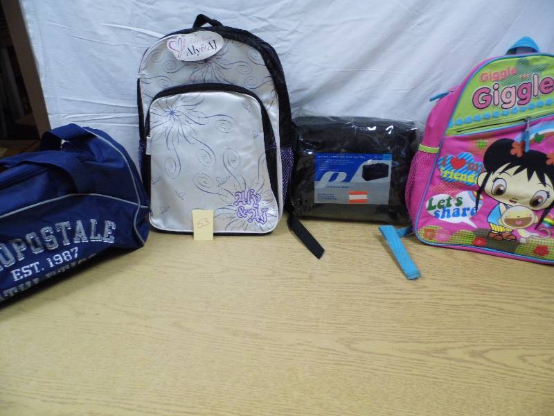 lot 53 image: Backpacks & Dufflebags