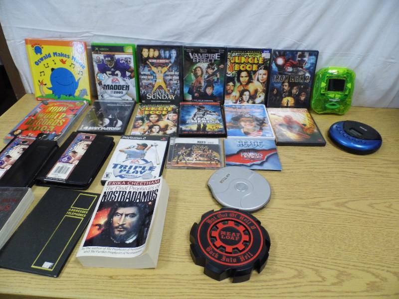 lot 57 image: DVDs - CDs - Games