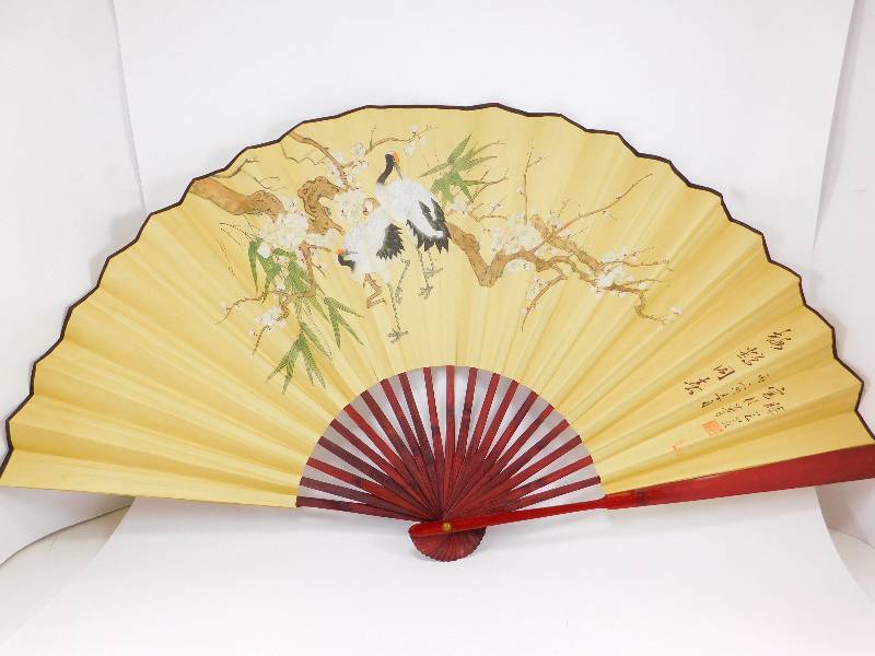 Authentic Shandong Hand-Painted Silk Fan