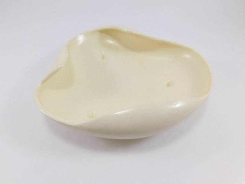 Vintage Ceramic Red Wing Footed Decorative Bowl