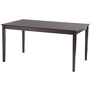 lot 43 image: McLeland Design Espresso Dining Table  59.25 L  x  35.25 W  x  30 H Shows Wear