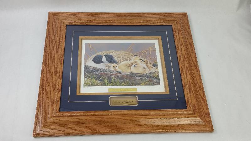 lot 5 image: Geese Unlimited Tenth Anniversary - Signed & Framed - 21 x 19