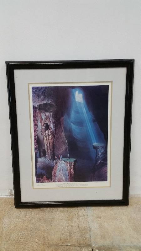 lot 16 image: Loyal H Chapman - Golf Cave Print - 24.5 x 30