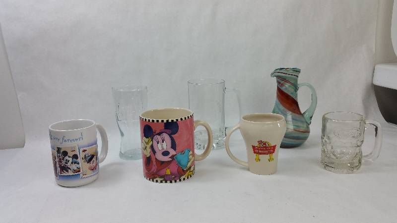 lot 59 image: Mismatch Set of Glasses and Mugs