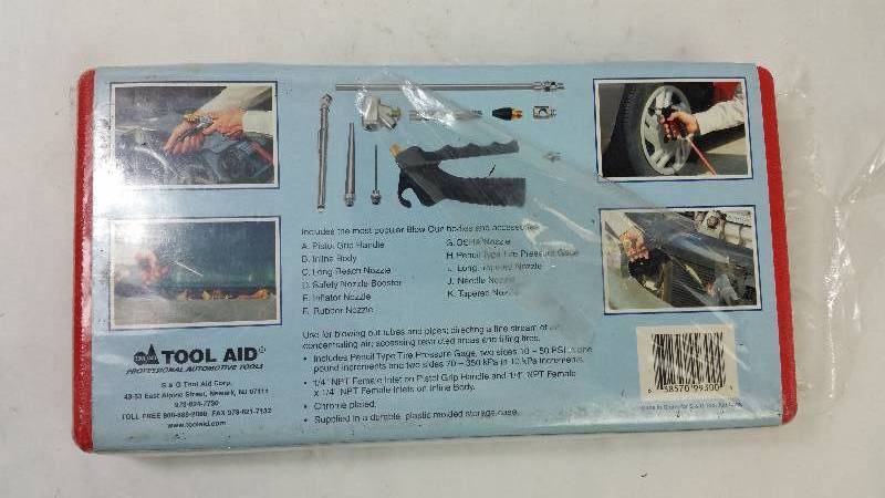 lot 87 image: Tool Aid - Brand New - Blow Gun Kit