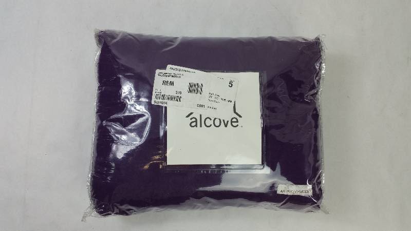 lot 93 image: Alcove Microfiber Flannel Sheet Set - Full - Purple