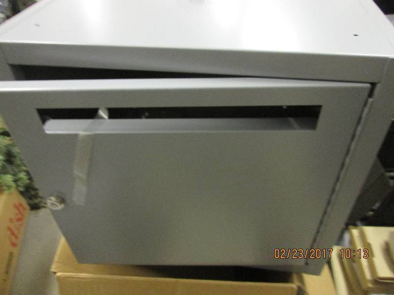 2 new lock boxes  with key 20 wide...