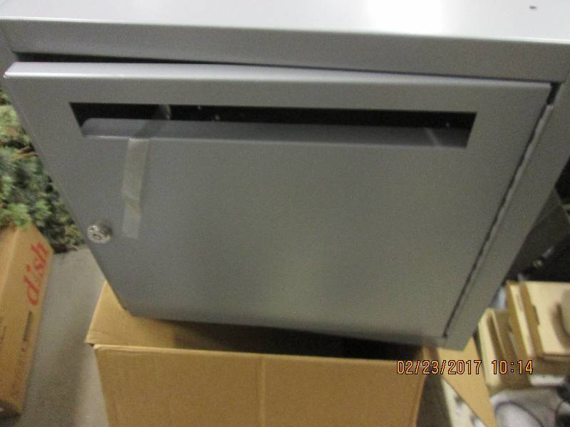 2 new lock boxes  with key 20 wide...