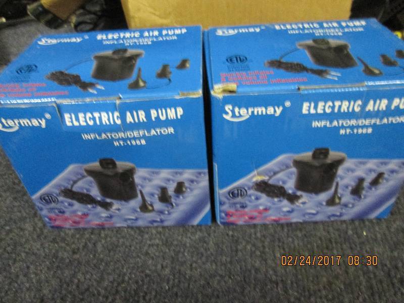 2 stermay electric airpumps both st...