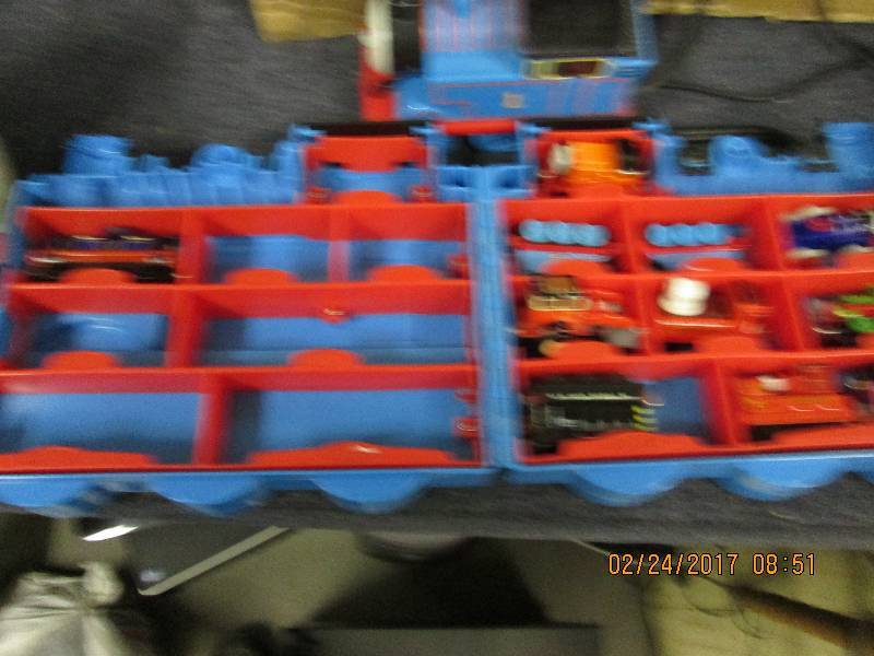 thomas the train toy lot with case ...